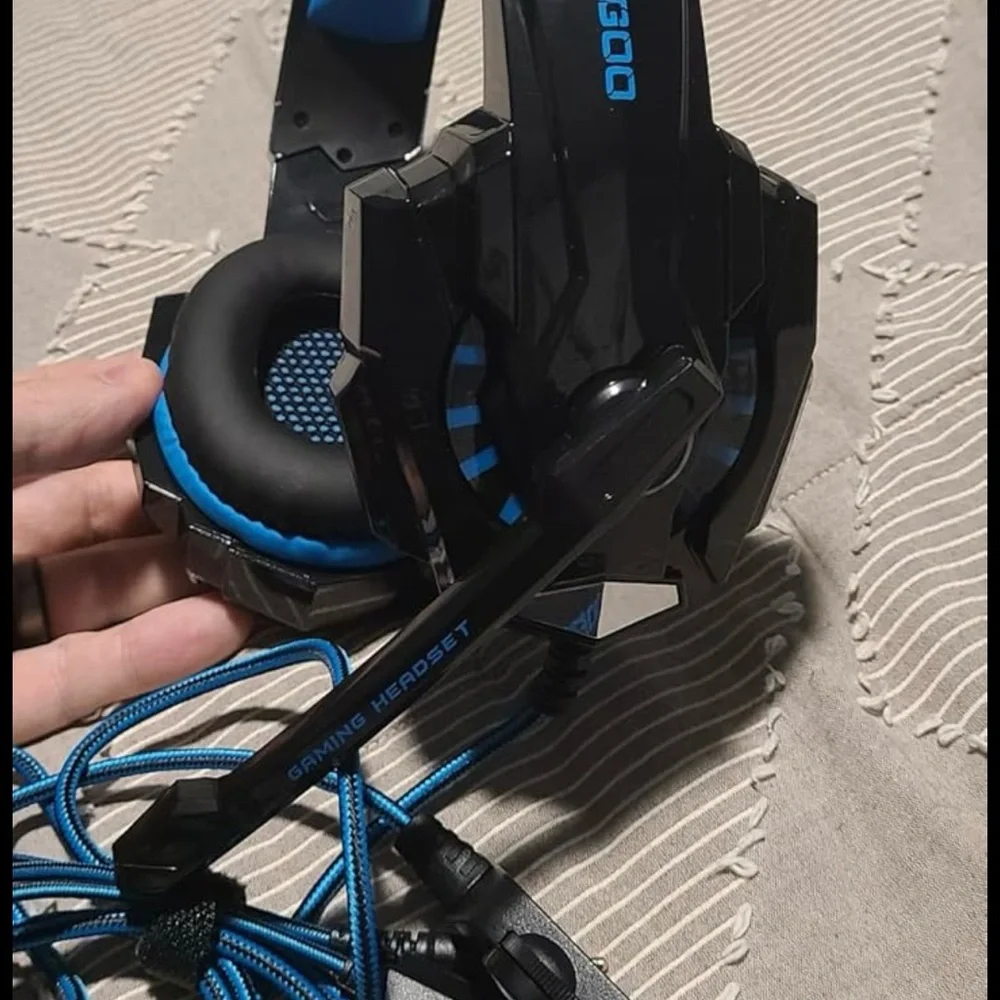 G9000 Stereo Gaming Headset for PS4 PC Xbox One PS5 Controller